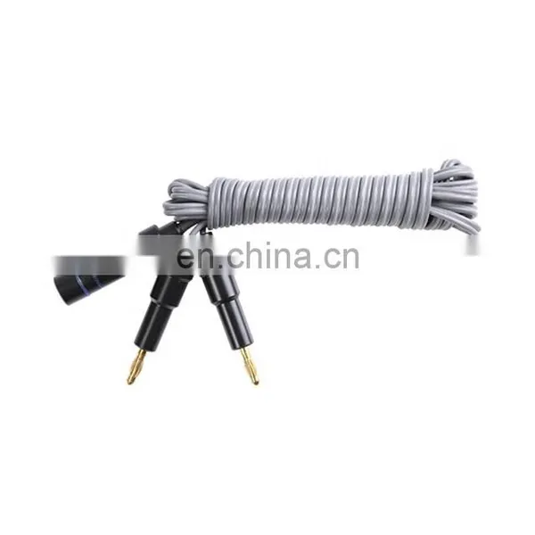 Geyi Autoclavable Abdominal Surgery Laparoscopic Curved Bipolar Forceps With Cable photo-4