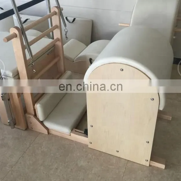 White Maple Wood Reformer Pilates With Tower Used in Pilates Machine Reformer SRP04 photo-5