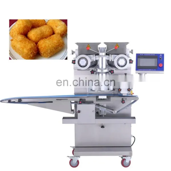 Frozen Croquettes Filling Machine Croquettes Maker Supplier Full Automatic Encrusting Machine photo-2