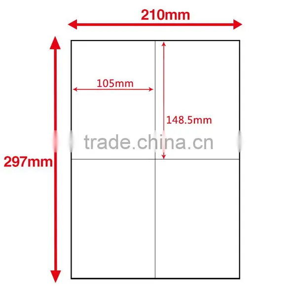 SINMARK 10.5*14.9cm Mirror Surface a4 Size Sticker Paper Price photo-2