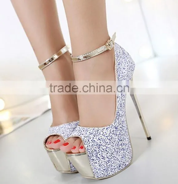 C71673A Ladies Wholesale High Heel Elegant Wedding Shoes photo-2