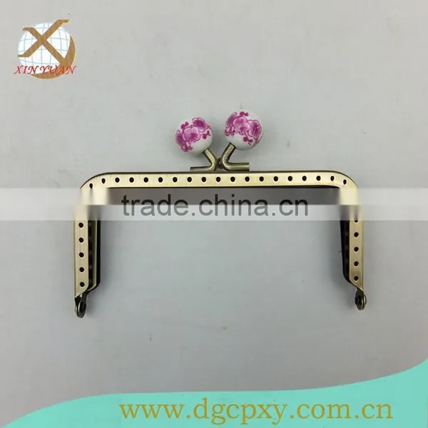 Ceramic Head Metal Frame for Purse photo-2