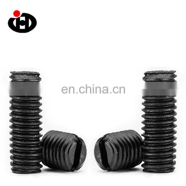 High Quality Carbon Steel Gr8.8 Flat Point Slotted Set Screw M10 photo-5