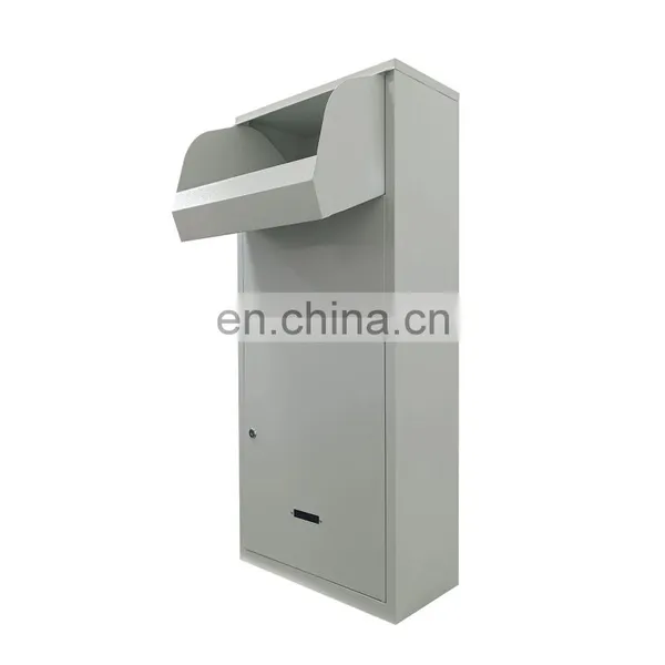 Product Factory Large Metal Apartment Waterproof Free Standing Standing Box With Security Lock Door Drop Box photo-3