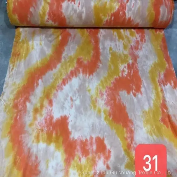 Guichuang Textile's Spot Supply of Knitted Pure Cotton Sweaters, Loop Fabrics, Tie Dyed Printed Fabrics, and Fabrics photo-4