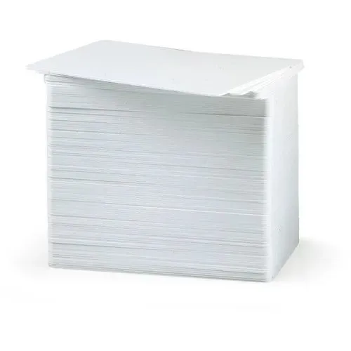 100% Polycarbonate Material Blank Window White Card For Identification Employee Management photo-3
