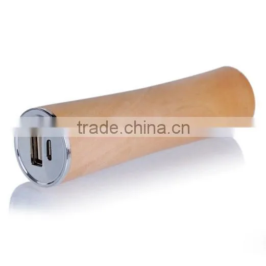 Environmental Wood 2600mAh Power Bank Cheap Charger for Smart Mobile photo-2