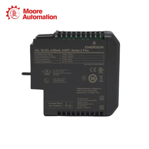 EMERSON KC3011X1-BA1 12P6749X062 CHARM TERMINAL BLOCK In Stock