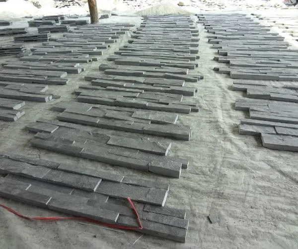 Natural Black Cultural Slate Tiles Factory photo-3