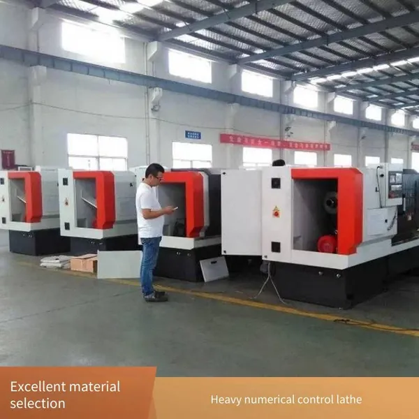 Shandong Jiucheng Machine Tool Ck6150 Cnc Lathe, Horizontal Flat Rail, High-frequency Quenching, Heavy Cutting photo-3