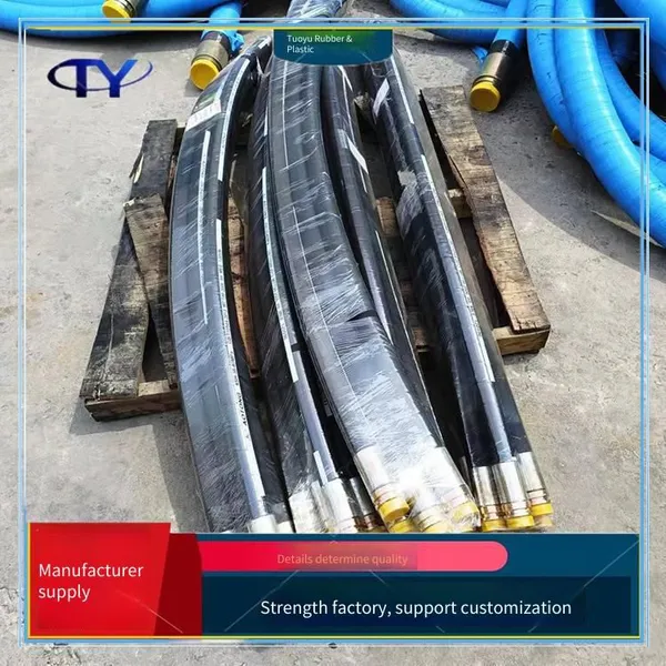 Cloth-reinforced Low-pressure Rubber Hoses, Large-diameter Mud Rubber Hoses, High and Low-pressure Oil Hoses for Mining, Flexible and Resistant to Bending, for Engineering and Construction photo-4