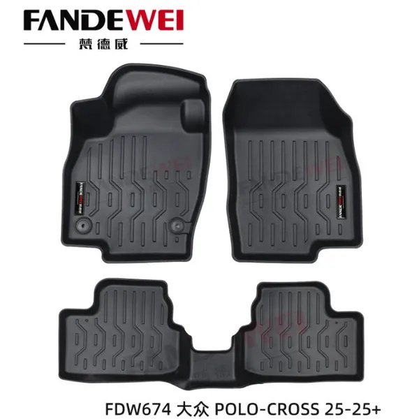 Use for VOLKSWAGEN TIGUAN Odorles 3D Car Floor Mat Luxury Carpet Easy to Clean Anti-slip Makers Custom All Weather Zero Formaldehyde Waterproof photo-5