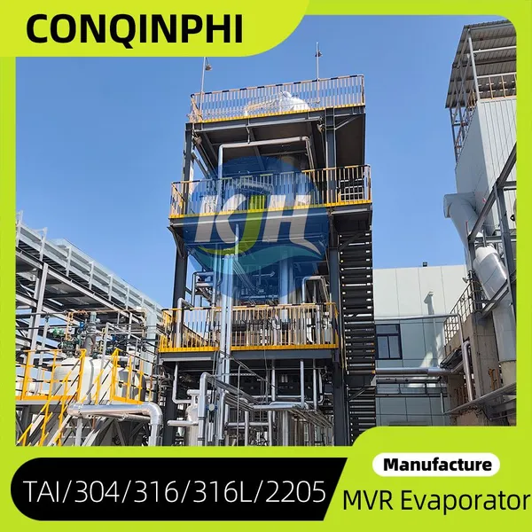 Semi-Automatic Forced Circulation High-Salt Wastewater Treatment Evaporator 10m3/day photo-2