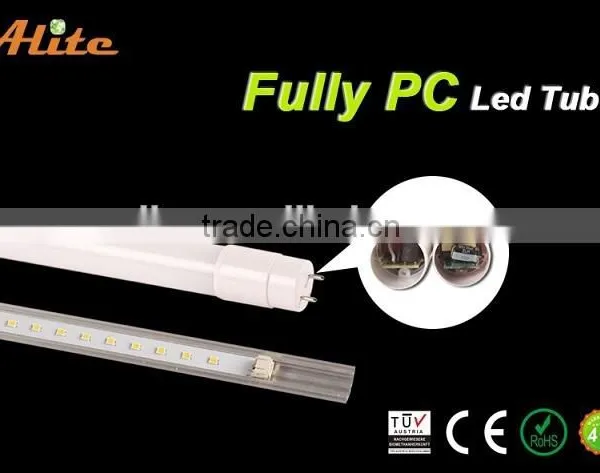 CE RoHS Full PC led t8 replacement bulbs