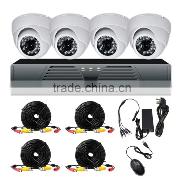 4CH CCTV DVR Kit 960H DVR 4PCS 700TVL CCTV Camera Home Security System Surveillance Kits