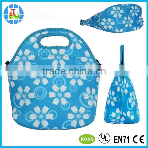 Christmas Design Neoprene Food Container With Adjustable Detachable Strap photo-6