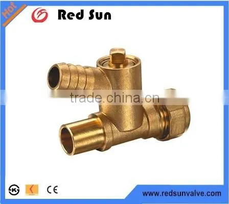 HR4070 Manufacture Brass Water Stop Bibcock Stop Valve