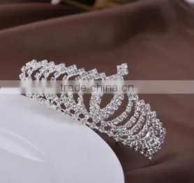 Rhinestone Hair Accessories Bridal Tiaras 2016 Crystal Tiaras for Wedding Crowns photo-2