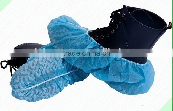Medical Disposable PP Shoe Covers With Printed photo-2