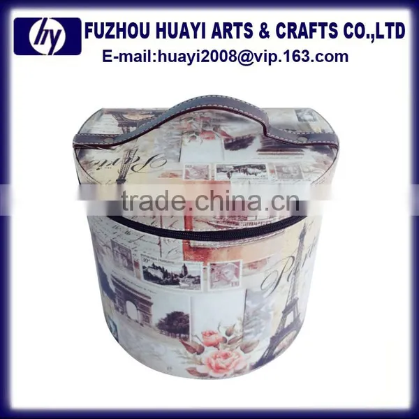 Round Gift Box Wholesale Custom Small Tote Gift Box photo-3
