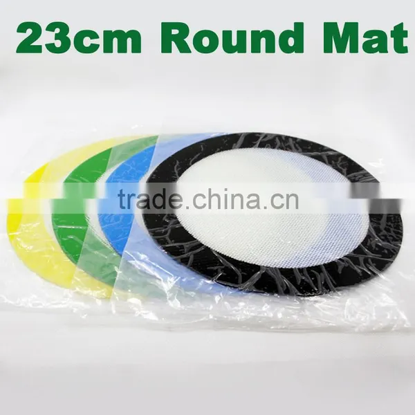 Silicone Pad Dab Wax Vaporizer Oil Mat Round Shaped Heat Resistant Silicone Pad Extract Bho Vaping Pad photo-5