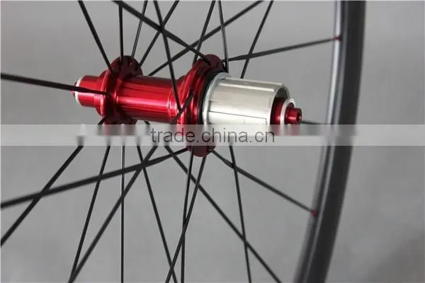 Road Bike Wheelset 38mm UD-matt Carbon Clincher Wheelset With Gray Painting 38C photo-5
