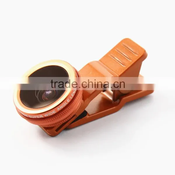 2 in 1 High Quality Optical Glass Abs Clip Mobile Phone Camera Lens photo-4