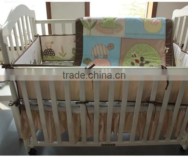 Tree and Turtle Baby Boys Bedding Set Crib Bedding Set Tree Pattern Bedding Sets From Professional Manufacturer photo-4