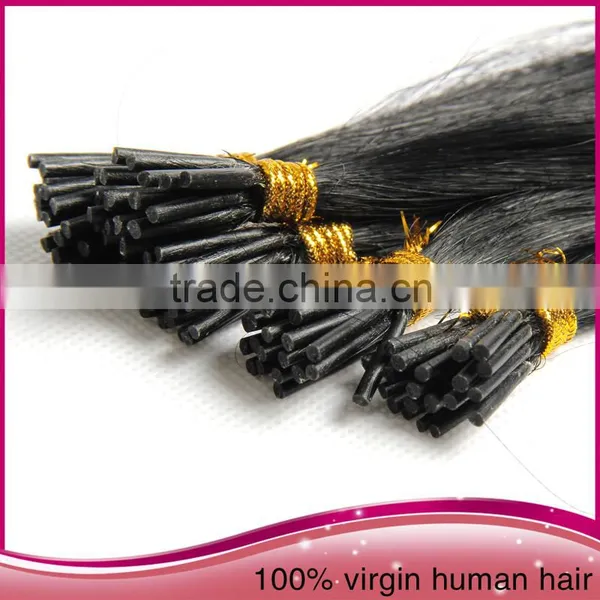 100%Real Bohemian Remy Human Hair Extension Pre-bonded I-tip Hair Extension photo-3
