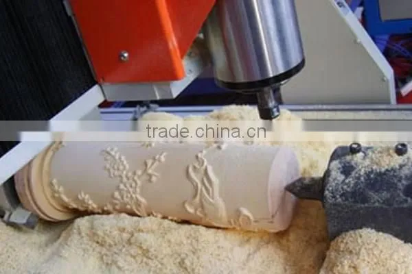 China Hot-sale Rotary Axies 6090 4 Axis Cnc Router With 1.5kw Spindle for Assembled & Tested Well photo-4