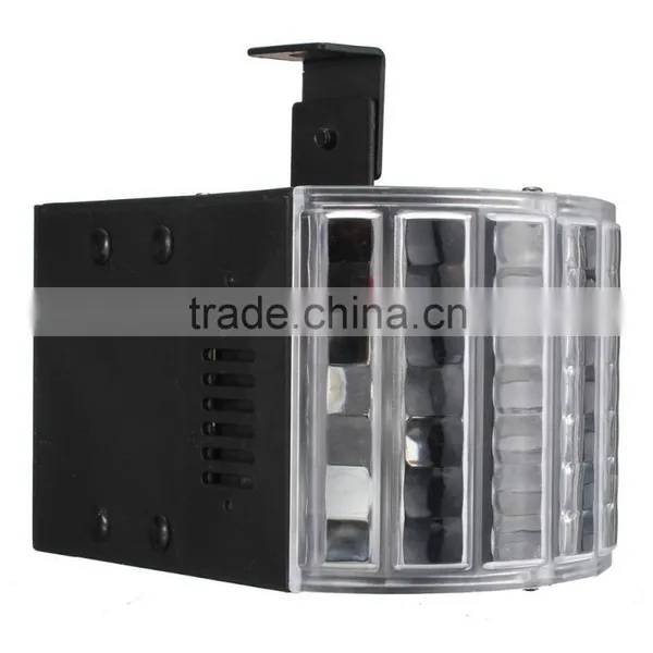 DJ Lights, DMX Sound Music Control 18W RGB LED Strobe Effect Stage Lighting for Club Disco Party Show (Black) photo-5