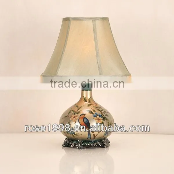 Bedside Lamps in Ceramic and Polyresin Base