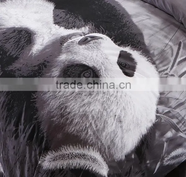 2016 Fashion 3D Panda 100% Natural Cotton Bed Cover Set photo-6