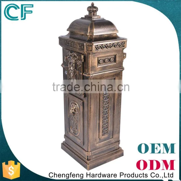 Foshan Supplier Crown Decorative Bronze India Letter Box photo-3