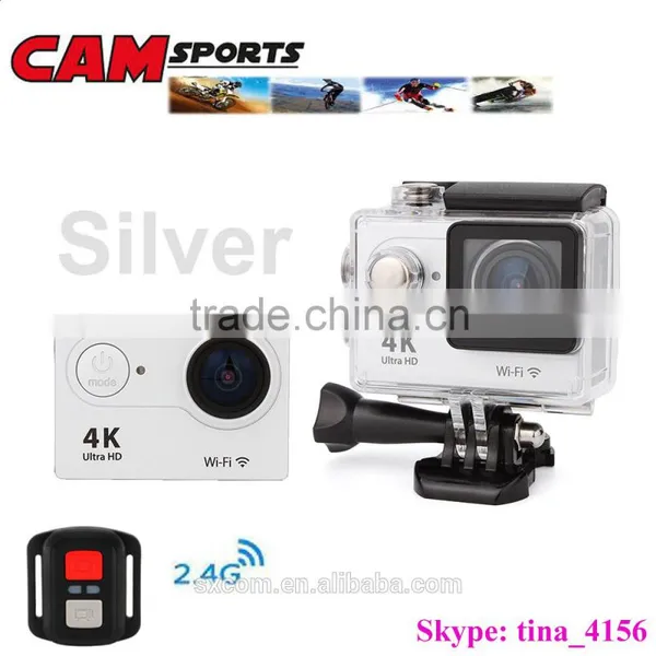 WIFI Waterproof Action Sport Camera 4K 15fps Remote Control Bracelet 2.0'' LCD 170 Degree Angle 1050mAh 12MP photo-3