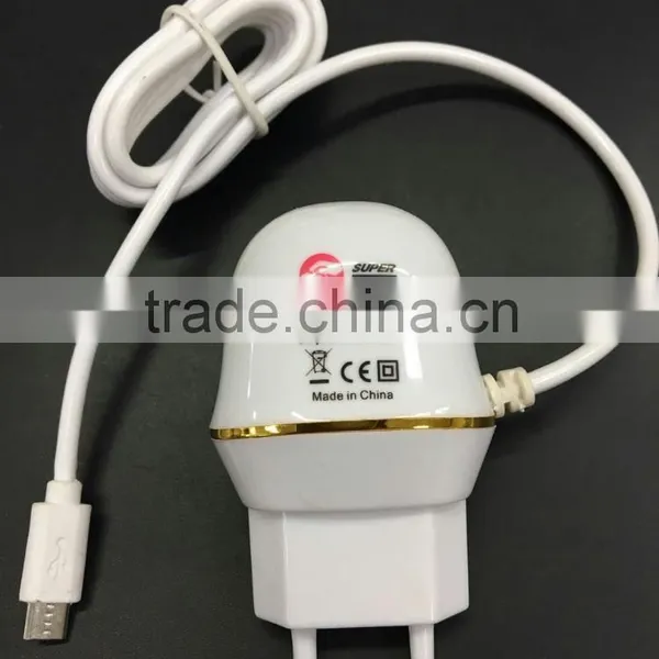 Hot Sell 2100mA Good Quality 2in1 Usb+V8 Travel Charger photo-3