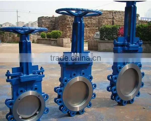 High Quality Manual Operation Cast Steel Knife Gate Valve