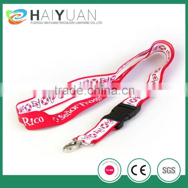 Customized Woven Polyester Lanyard Wholesale
