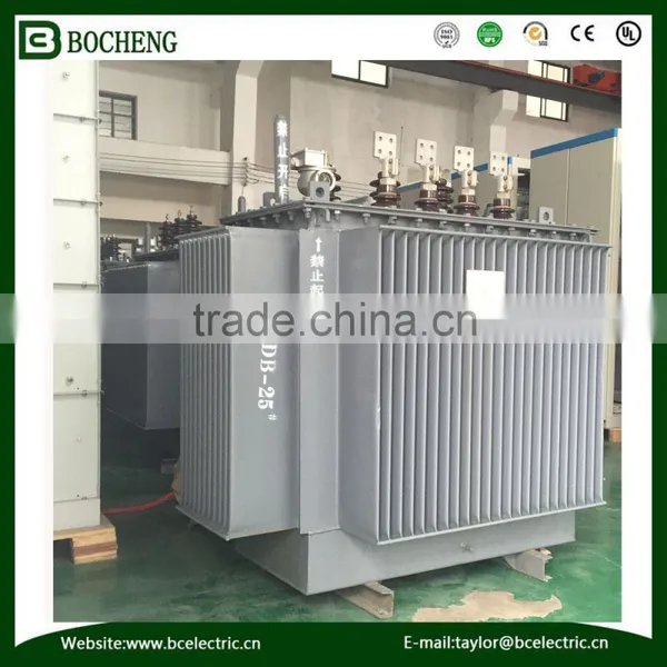 10KVA 2500KVA Series Oil Immersed Distribtion Transformer ISO Certified