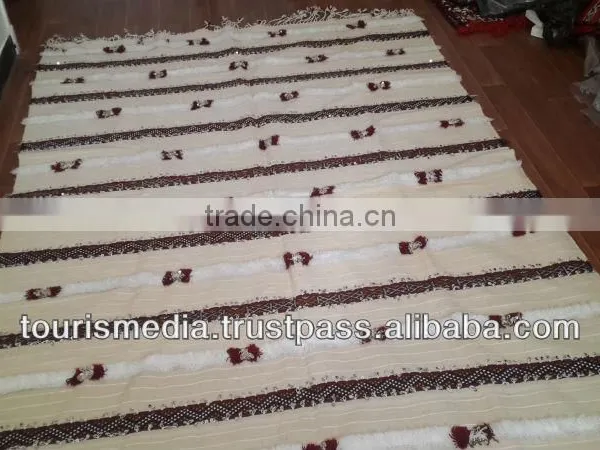 Vintage Moroccan Wedding Blanket 264cm x 164cm Wholesale of Handira