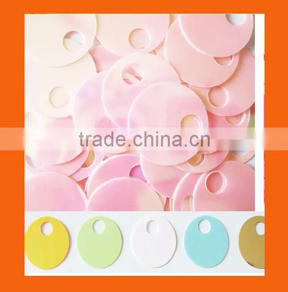 Round Shape PVC Sequins