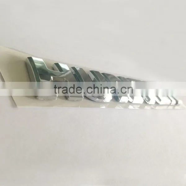 High Quality ABS 3D Car Chrome Letters photo-3