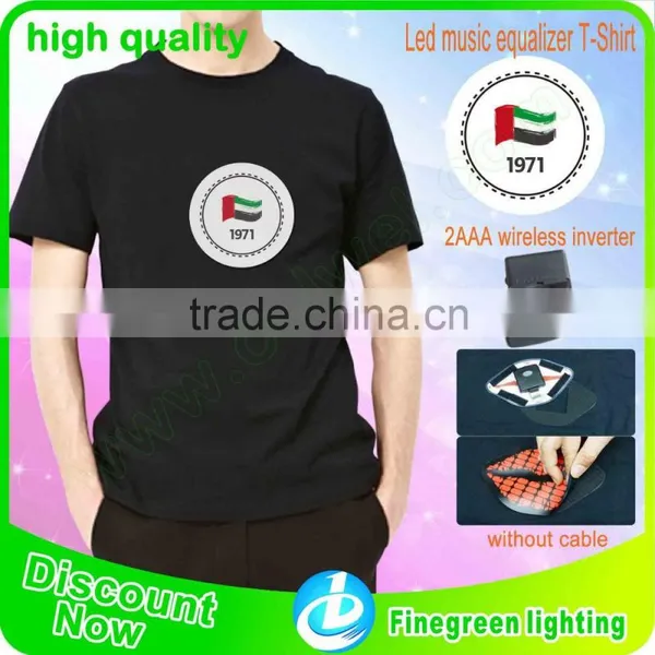 Electroluminescent Equalizer Panel for t Shirt photo-2