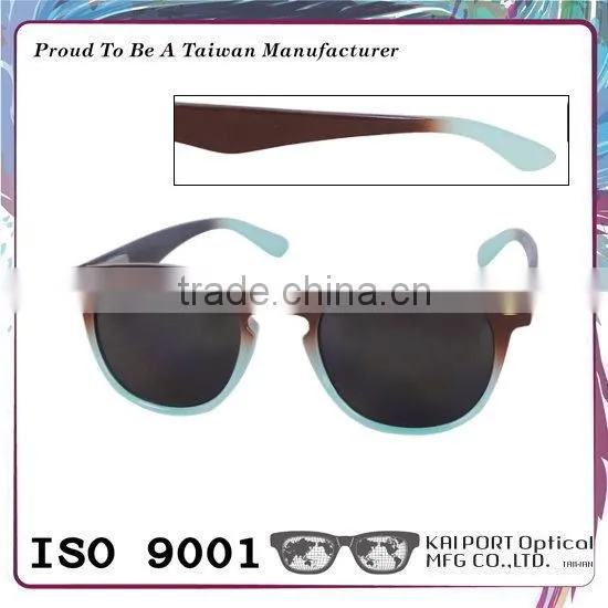 Trendy Round Shape Gradient Colour Super Vintage Retro Sunglasses photo-3