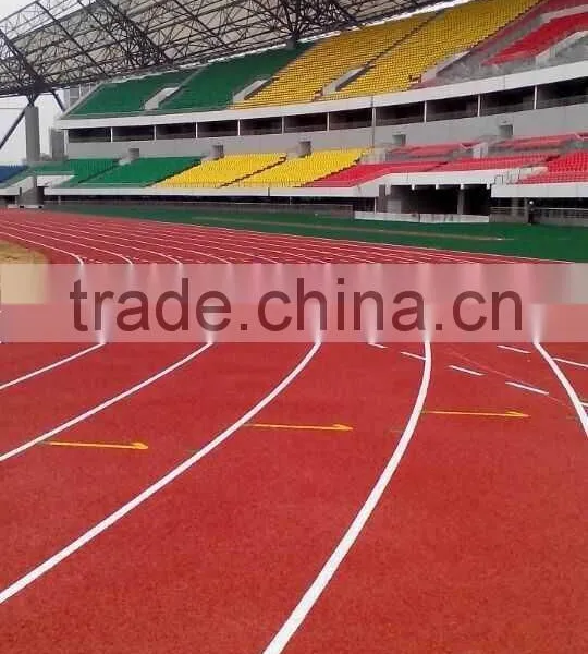 Environment Friendly IAAF Approved Prefabricated Rubber Running Track For 400 photo-3