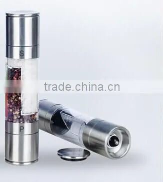Mills FDA Metal Salt and Pepper Grinder 2 in 1 Small photo-2