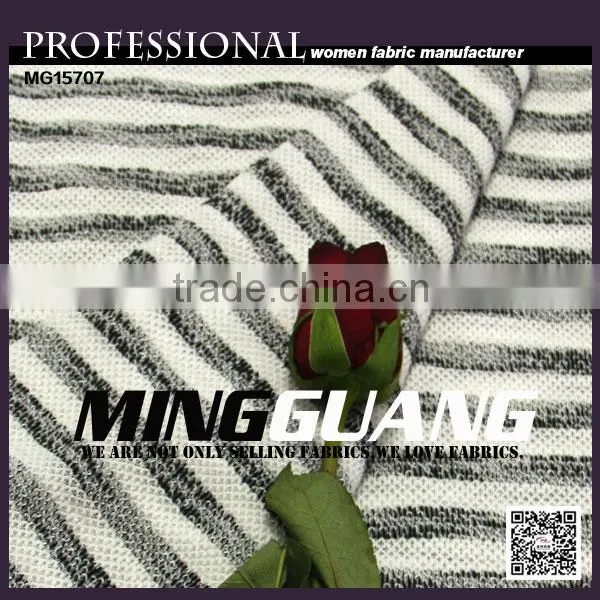 2016 Fashion Stripe Pattern Kniting Fabric for Ladies Fashion Dress photo-3