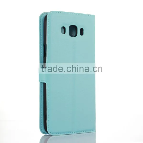 Litchi Wallet Pu Leather Cell Phone Leather Case For Sumsung Galaxy J710 2016 photo-3