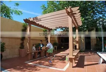 JFCG Weather Resisitent WPC Material Outdoor Pergola Outdoor Corridor photo-2