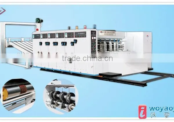 2016 New Type of Flexo 4 Colors Prining Slotting Die Cutting Machine for Car photo-2